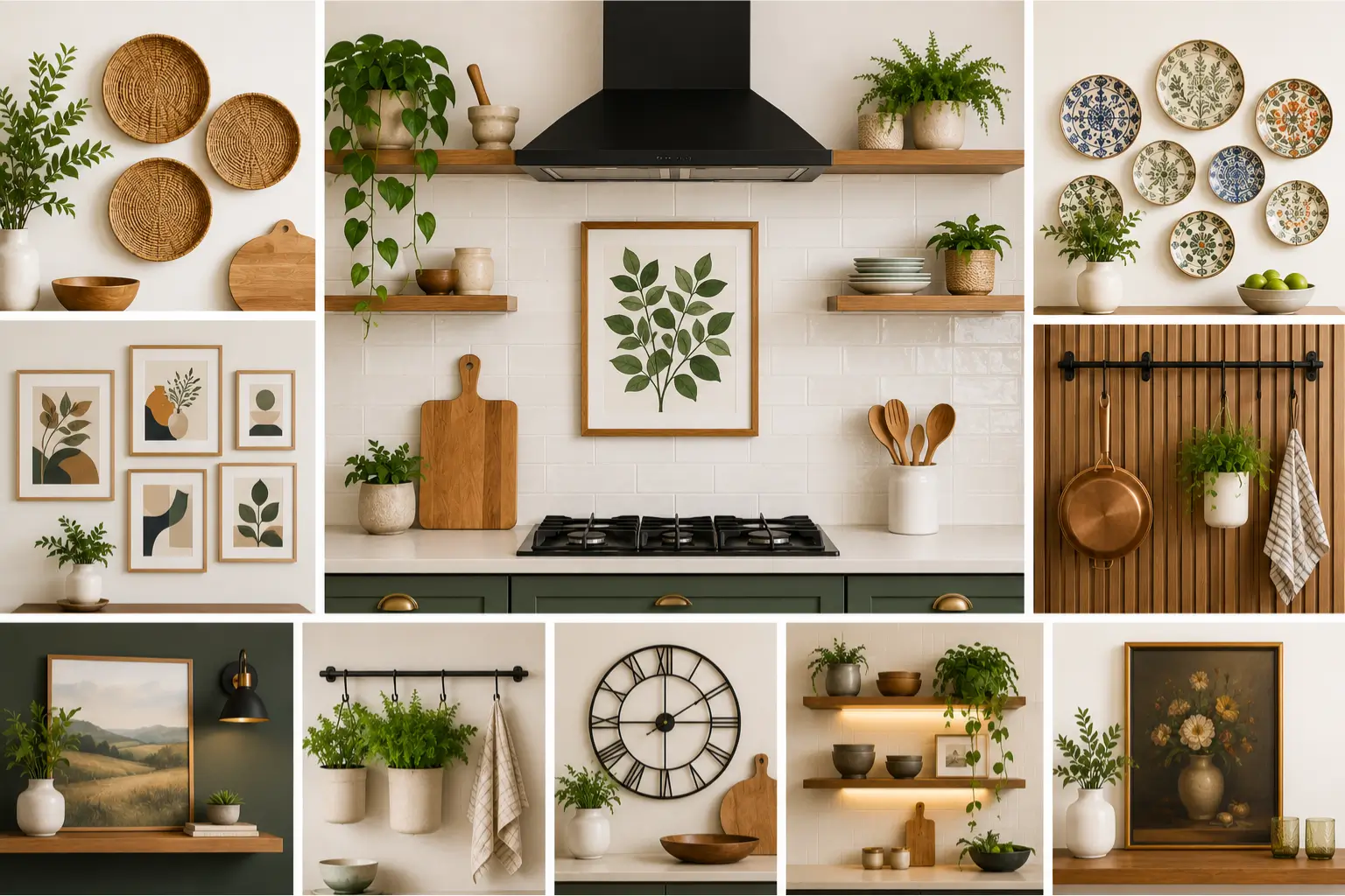 17 Kitchen Wall Décor Ideas That Make Your Space Look Stylish