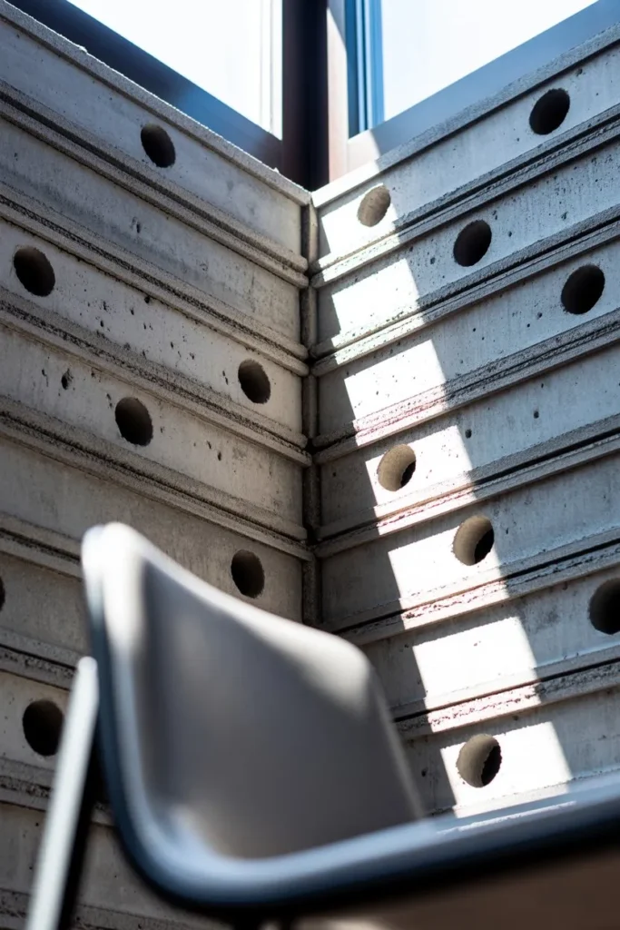 The Raw Concrete "Poured-in-Place" Formwork