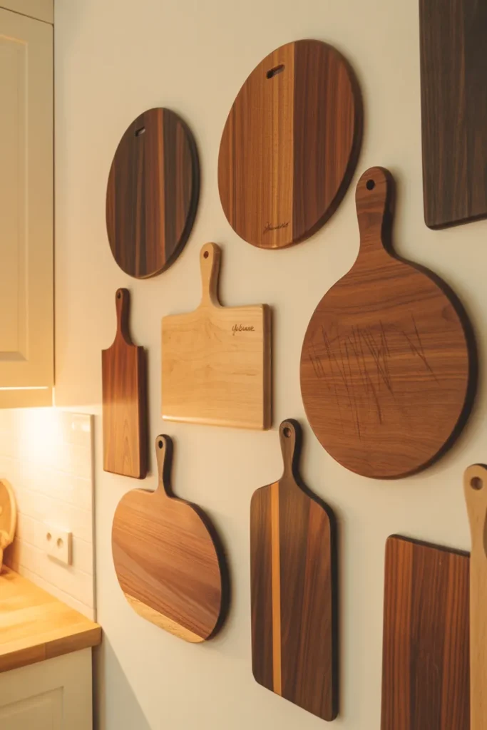 Antique Bread Board Gallery Wall