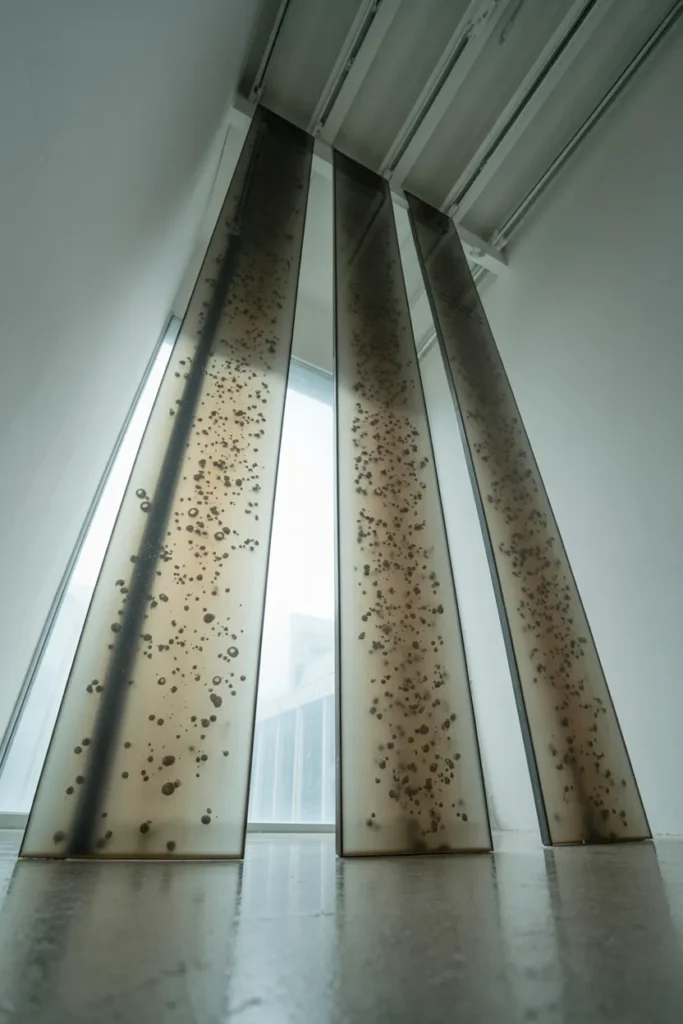 Suspended Translucent Resin Monoliths