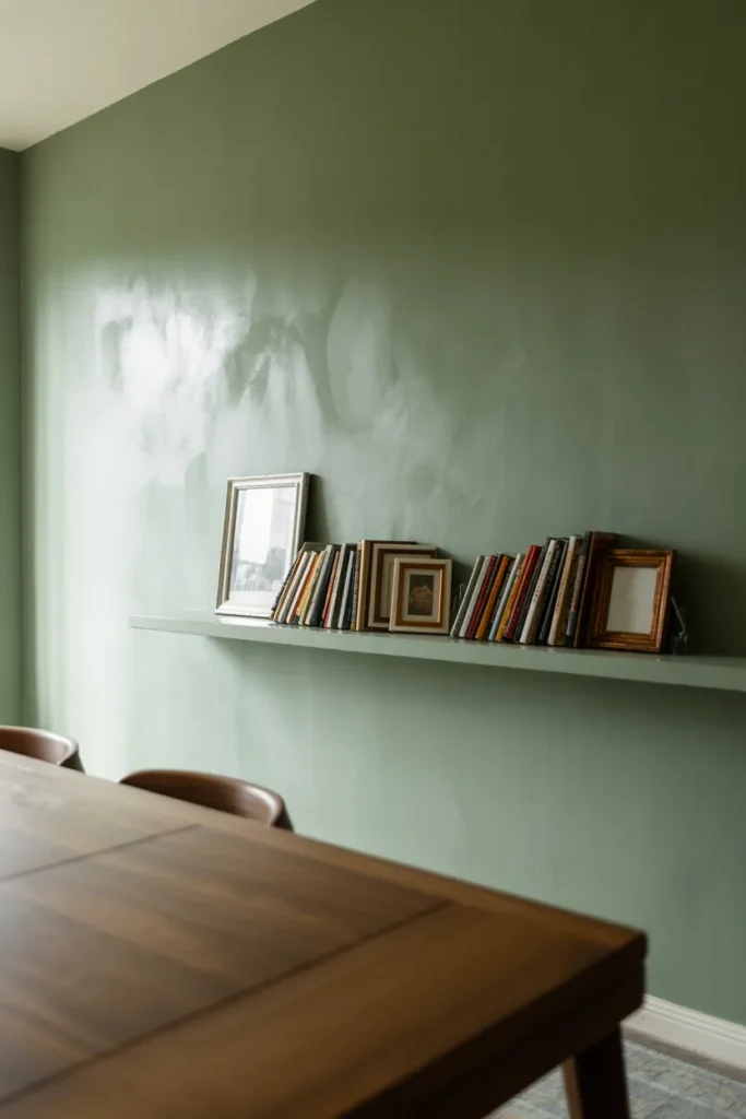 Floating "Library" Ledge for Rotating Art