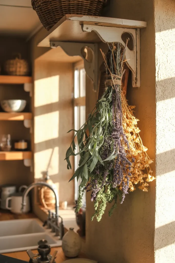 Hanging Dried Plant Bundle with Natural Irregularity
