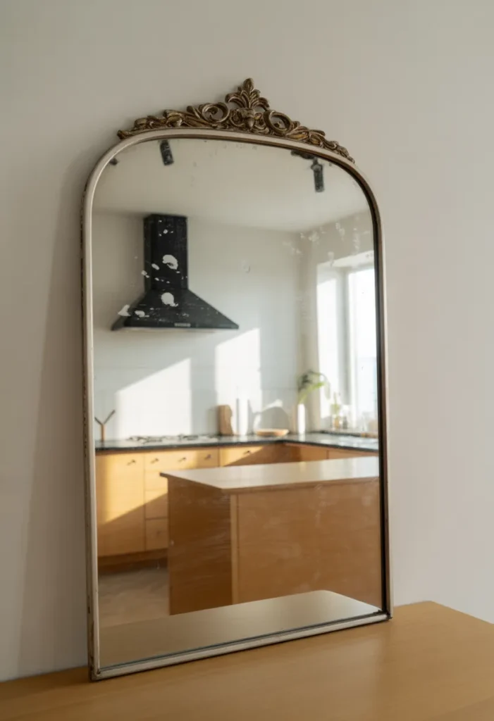 Antique Mirror "Backsplash" Extension