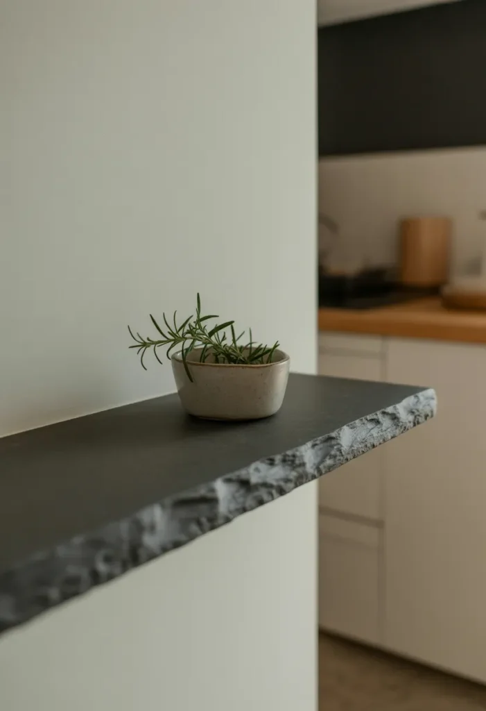 Floating Slate "Daily Bread" Ledge