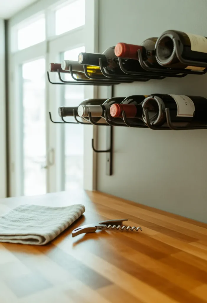 Wrought Iron Wine Grid