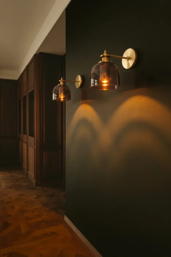 A Curated Arrangement of Wall Sconces Without Artwork