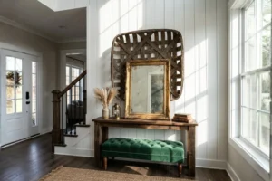 7 Farmhouse Entryway Wall Ideas That Always Look Good