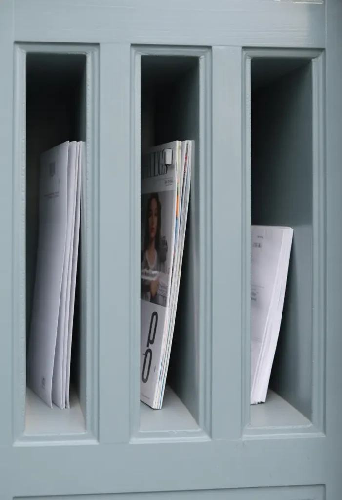 Recessed Wall Pockets for Mail and Magazines